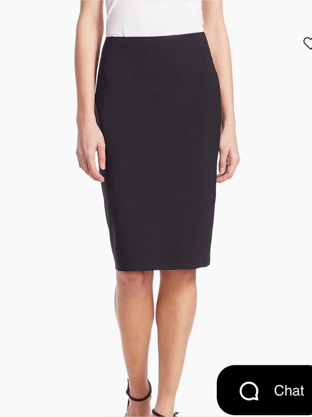 Theory Skinny Stretch-Wool Pencil Skirt. Size 6 Women #516